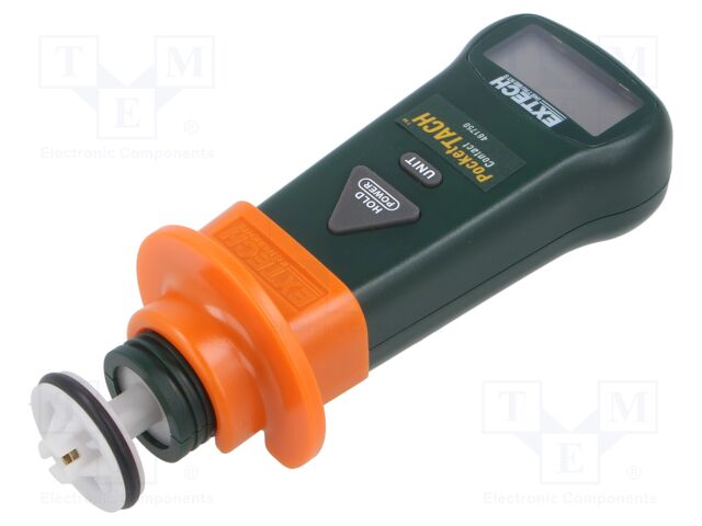 Tachometer; LCD (99,999); 1÷1999,9m/min,10÷20000 rpm; 142g