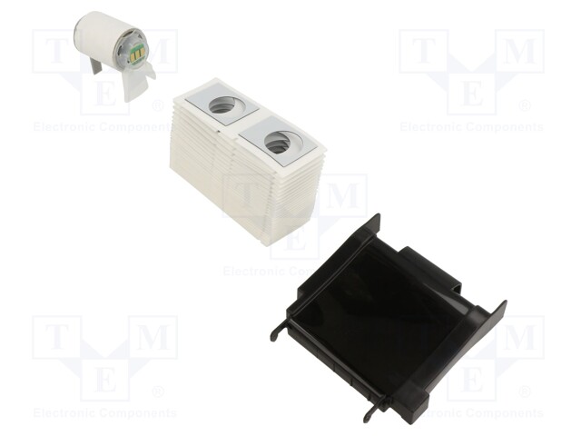 Label; 30mm; silver; with hole; H: 40mm; Øhole: 24mm