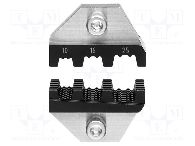 Crimping jaws; 10mm2,16mm2,25mm2