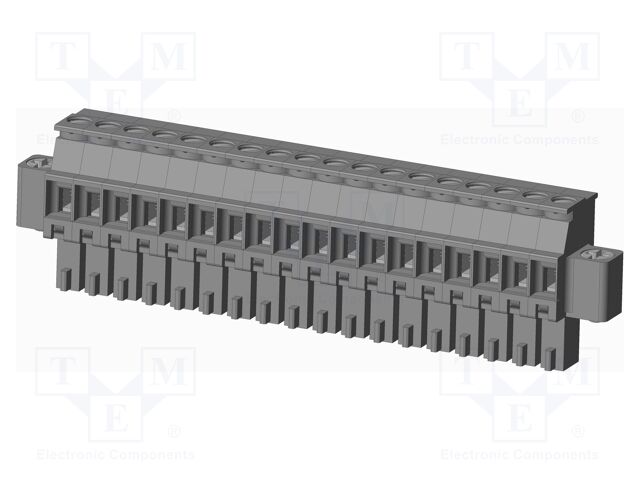 Connector: pluggable terminal block; plug; female; angled 90°
