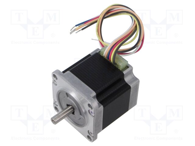 Motor: DC; 2-phase,stepper,unipolar; 24VDC; step 1,8°; 0.49Nm; 2A