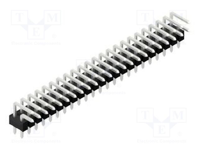 Connector: pin strips; pin header; male; PIN: 46; 2.54mm; THT; 2x23