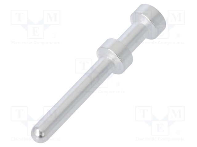 Contact; male; 0.5mm2; 20AWG; silver plated; crimped; bulk; 16A