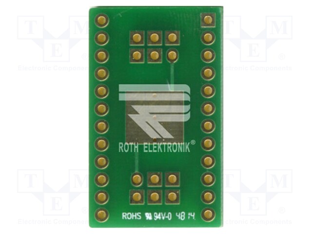 Board: universal; multiadapter; W: 19.05mm; L: 31.75mm