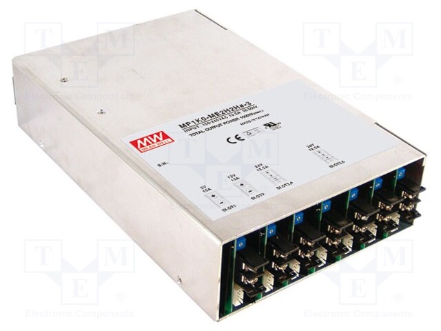 Power supply: switched-mode; 1000W; No.of mod: 7