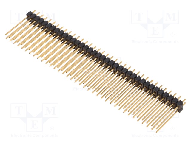 Pin header; pin strips; male; PIN: 72; straight; 2.54mm; THT; 2x36