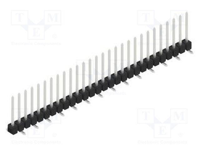 Connector: pin strips; pin header; male; PIN: 28; 2.54mm; SMT; 1x28