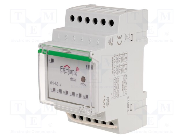 Module: temperature; 230VAC; 868MHz; Chambers: 6