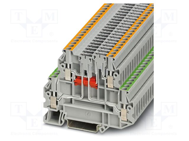 Splice terminal: rail; PA; L: 59.1mm; terminals: 4; W: 5.2mm