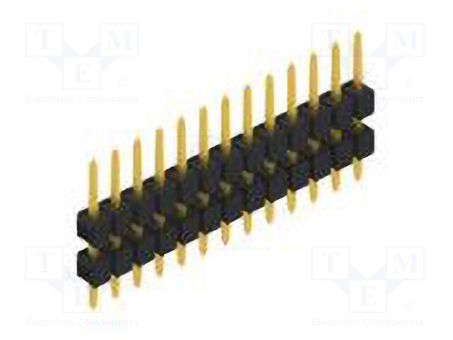 Connector: pin strips; pin header; male; PIN: 13; 2.54mm; THT; 1x13