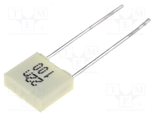 Capacitor: polyester; 22nF; 63VAC; 100VDC; Pitch: 5mm; ±10%