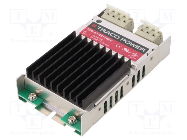 Converter: DC/DC; 40W; Uin: 18÷75V; 24VDC; Iout: 1.67A; 275kHz; OUT: 1