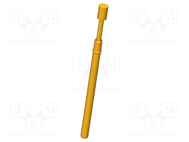 Test needle; Operational spring compression: 4mm; 8A; Ø: 2mm; 3N