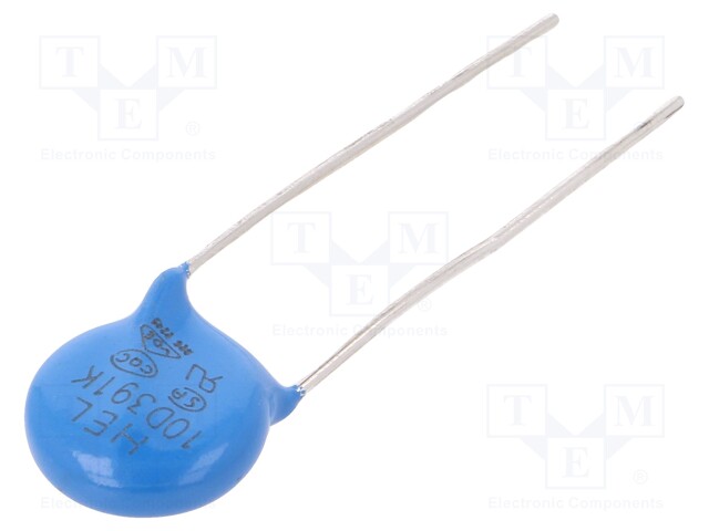 Varistor: metal-oxide; THT; 250VAC; 320VDC; 390V; ±10%; 2.5kA; 60J