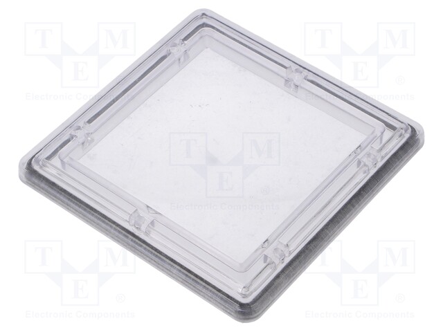 Inspection windows; polycarbonate; 103x103x11mm