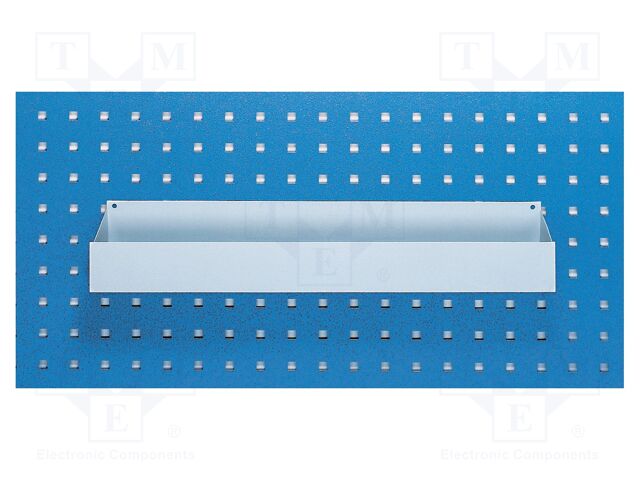 Container: in-tray; 456x50x100mm; perforated table