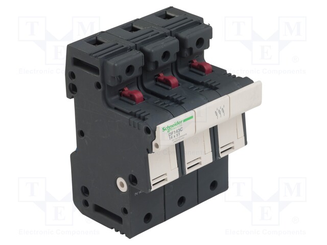 Fuse acces: fuse disconnector; Poles: 3; DIN; 14x51mm