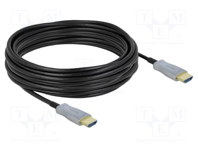Cable; HDMI plug,both sides; HDMI 2.0,High Speed,optical; black