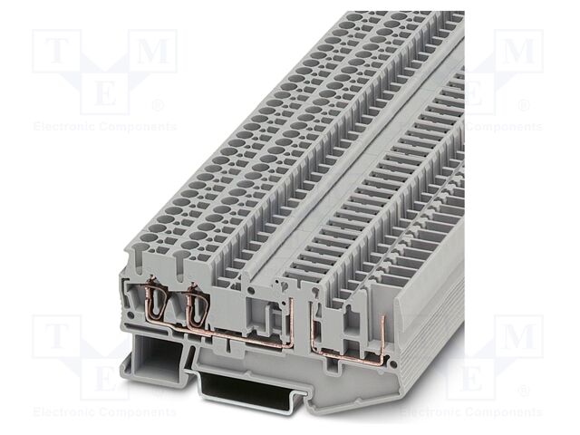 Splice terminal: rail; PA; L: 35.3mm; terminals: 2; W: 5.2mm; H: 81mm