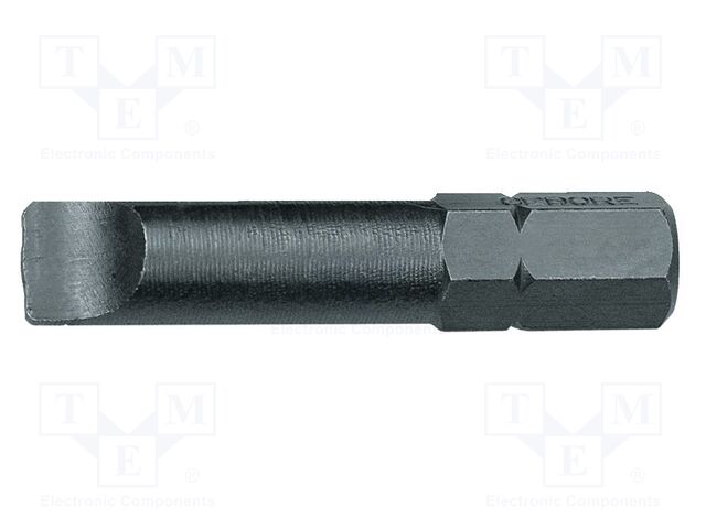 Screwdriver bit; slot; 7x1.2mm; 5/16"; Overall len: 41mm