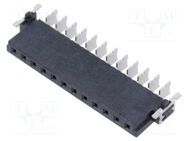 Connector: PCB to PCB; female; PIN: 12; 2.54mm; -55÷125°C; 18A; SMT