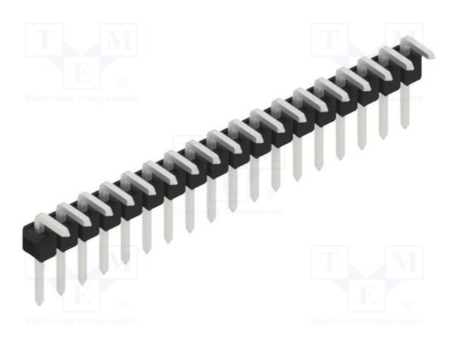 Connector: pin strips; pin header; male; PIN: 18; 2.54mm; THT; 1x18