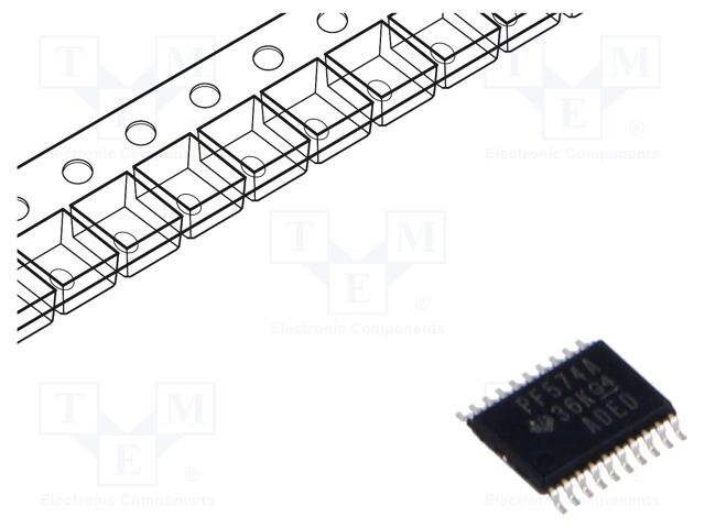 IC: interface; I/O expander; 2.5÷6VDC; I2C,SMBus; SMD; TSSOP20