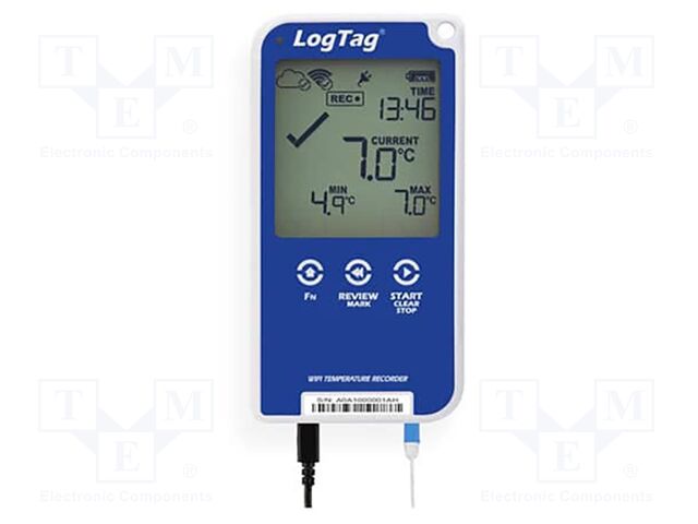 Data logger; temperature (external probe required); IP51; Ch: 2