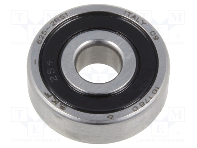 Bearing: single row deep groove ball; Øint: 5mm; Øout: 16mm; W: 5mm