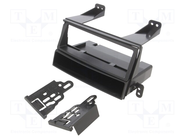 Radio mounting frame; Hyundai; 1 DIN; black