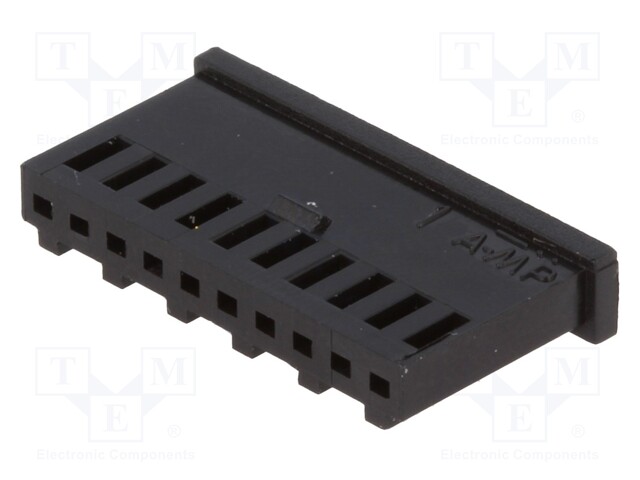 Plug; wire-board; female; AMPMODU MOD II; 2.54mm; PIN: 10
