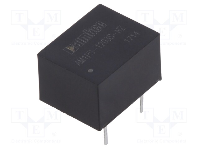 Converter: DC/DC; 1W; Uin: 10.8÷13.2V; 3.3VDC; Iout: 303mA; DIP8