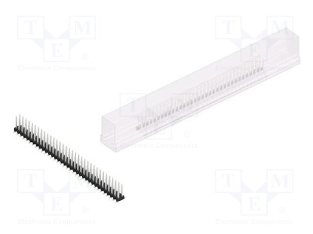 Connector: pin strips; pin header; male; PIN: 68; 2mm; SMT; 2x34