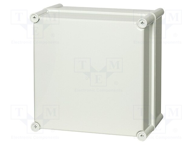 Enclosure: multipurpose; X: 278mm; Y: 278mm; Z: 130mm; SOLID; grey