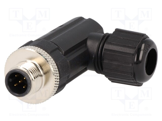 Plug; M12; PIN: 5; male; A code-DeviceNet / CANopen; for cable