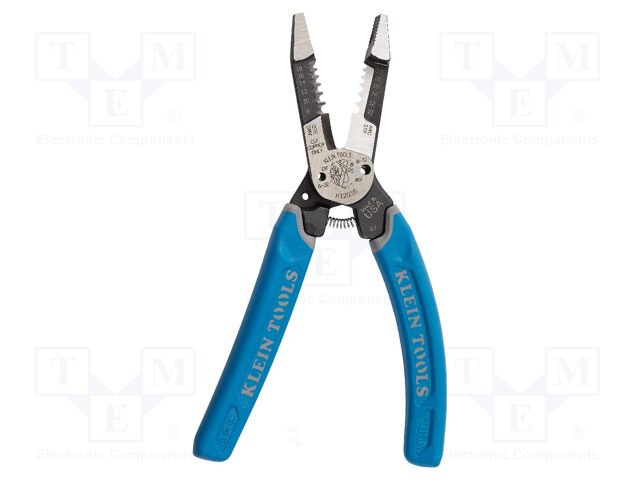 Stripping tool; 8AWG÷18AWG,10AWG÷20AWG; Wire: round; 214mm