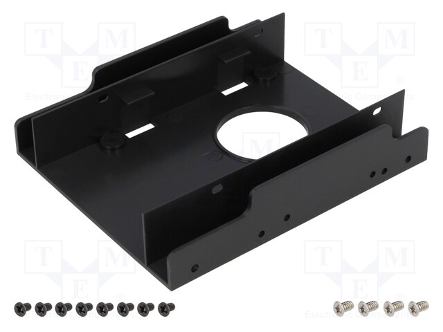 Hard discs housing: 2,5" / 3,5"; 122x100x25mm