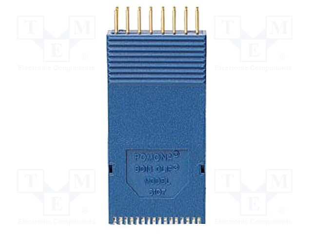 Test clip; SOIC; PIN: 32; blue; gold-plated