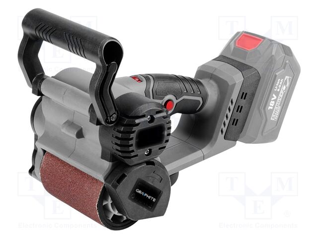Belt sander; Re-battery: Li-Ion; polishing,grinding; 1.5÷3.3krpm