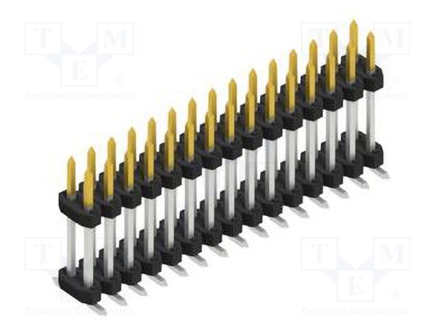 Connector: pin strips; pin header; male; PIN: 30; 2mm; SMT; 2x15