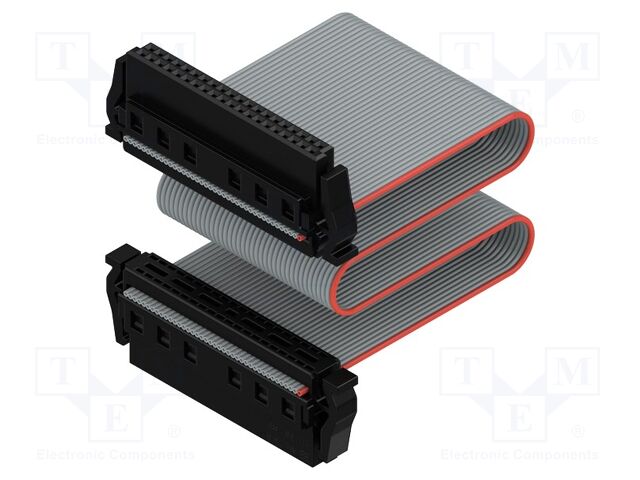 Ribbon cable with IDC connectors; Contacts ph: 1.27mm; PIN: 2x20