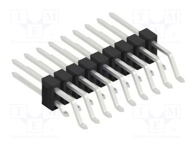 Connector: pin strips; pin header; male; PIN: 18; 2.54mm; SMT; 2x9