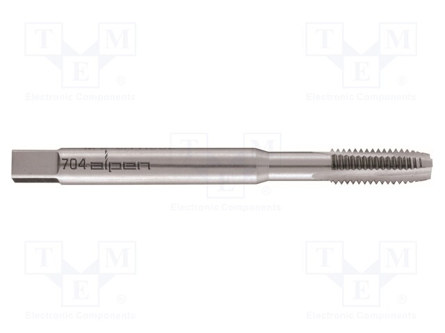 Tap; high speed steel cobalt HSS-Co; M4; 0.7