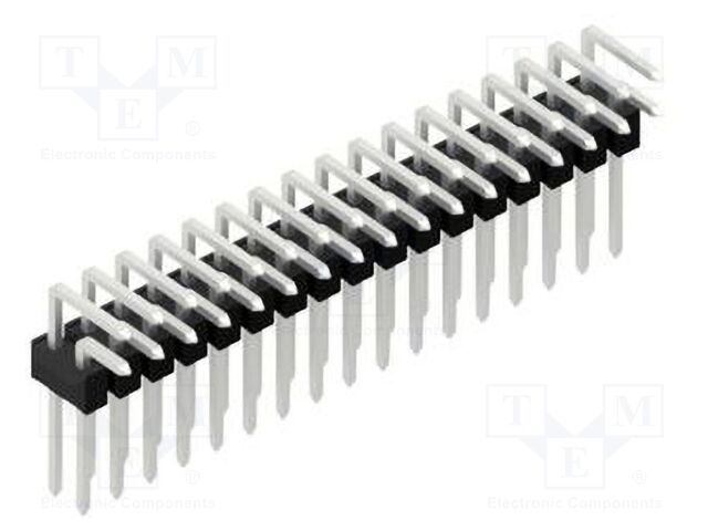 Connector: pin strips; pin header; male; PIN: 34; 2.54mm; THT; 2x17