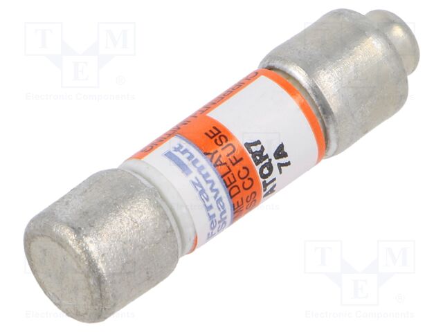Fuse: fuse; 7A; 600VAC; 300VDC; time-lag; 10x38mm