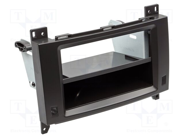 Radio frame; Mercedes; 2 DIN; black