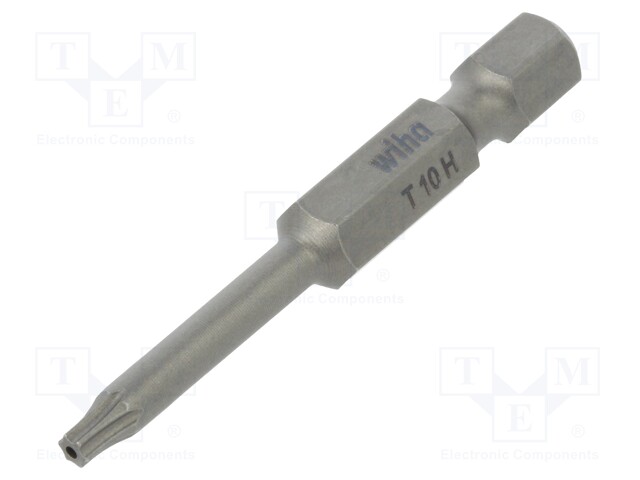 Screwdriver bit; Torx® with protection; T10H; Overall len: 50mm
