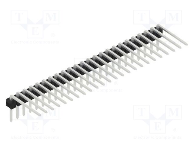 Connector: pin strips; pin header; male; PIN: 24; 2.54mm; THT; 1x24