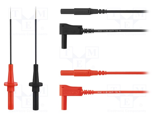 Test acces: kit; 2x test lead,test probes (2 pcs.)