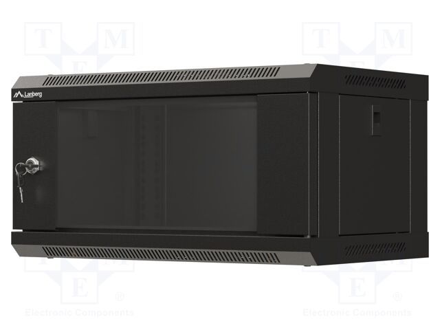 Enclosure: rack cabinet; Standard: 19"; 4U; black; Z: 350mm; X: 540mm